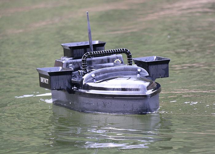 Cheap Black  Shuttle bait boat / DEVICT fishing robot  DEVC-200 200-350M Remote Range wholesale