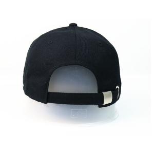 Cheap Custom design your own brand ACE inner tape printing black 6panel baseball caps hats wholesale
