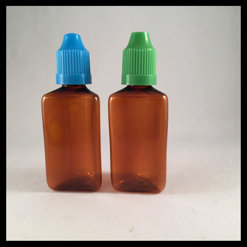 Cheap Amber 30ml Plastic Dropper Bottles Triangle Vapor Liquid Bottles wholesale