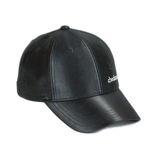 Cheap Leather Black 6 Panel Sports Dad Hats Embroidery Pattern Character Style wholesale