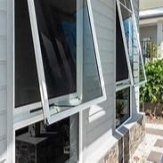 Cheap Aluminium Metal House Window Awnings Top Hung Bathroom wholesale