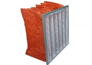 Cheap Synthetic AHU Bag Filter For Air Conditioning In Hospital / Food Industries wholesale