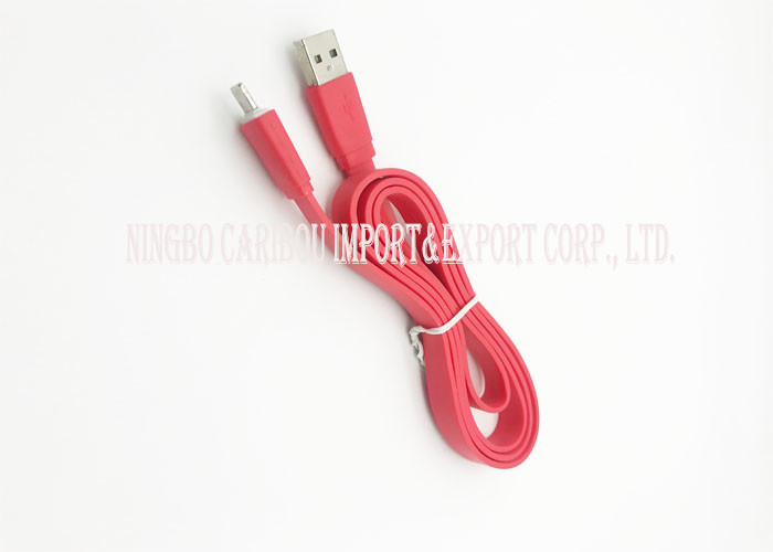 Basic Flat High Speed Charging Data Cable 10000 Times Durability For Iphone for sale