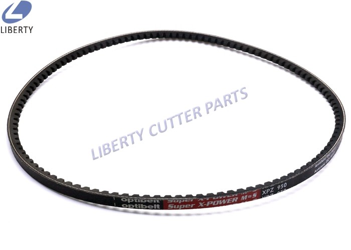 China Cutter Spare Parts 180500202 Gear Belt XPZ950 Black Belt Suitable For  Auto Cutter on sale