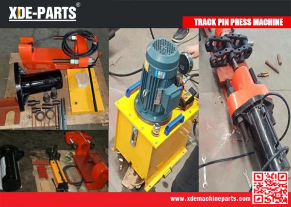Hydraulic Track Link Press Machine, Excavator Track Pin Removal Installation Tool, Master Pin Pusher Installer