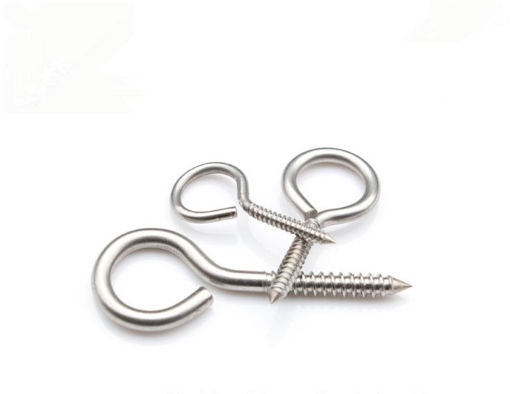 Cheap Jewelry Metal Screw Hook , Decorative Screw Eye Hooks For Hanging Accessories wholesale