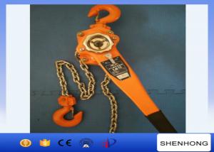 China 3 Ton Lever Chain Hoist 1.5M Lift , Construction Tightening Lever Chain Block on sale