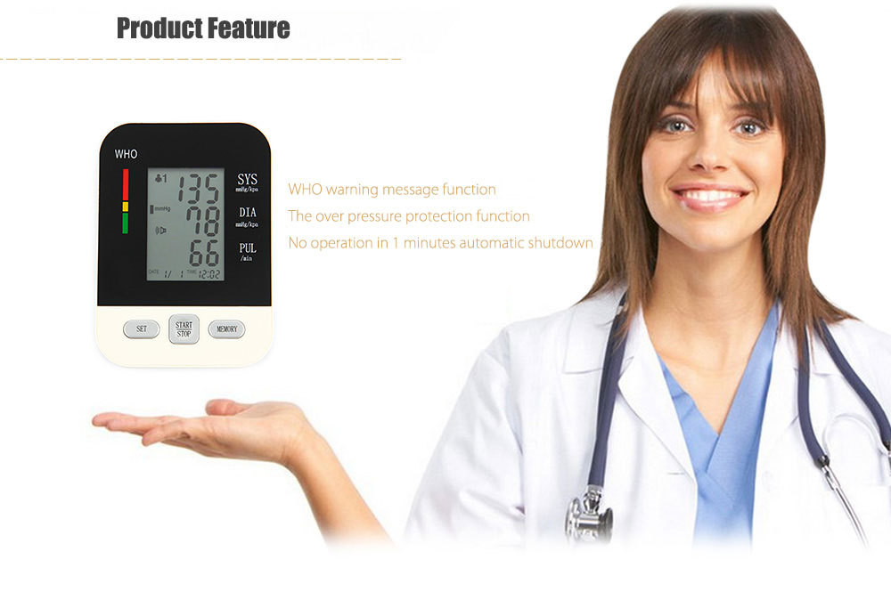 China 280mmHg Digital Blood Pressure Monitor 200/Min Digital Arm BP Monitor on sale