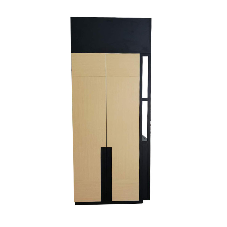 China Modern Design Bedroom Hotel Wardrobe Furniture Solid Wood And Metal base on sale