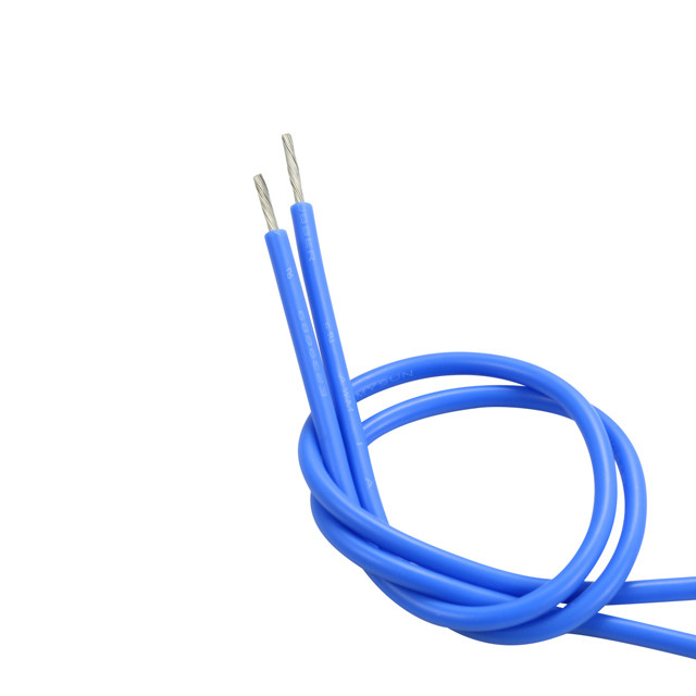 China Super Flexible Silicone Insulated Wire And Cable Blue Color UL3135 600V 200C for sale