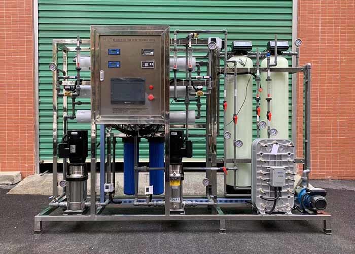 China 250L/H Ultrapure Water System EDI Reverse Osmosis Industrial Water RO Machine For Cosmetic on sale