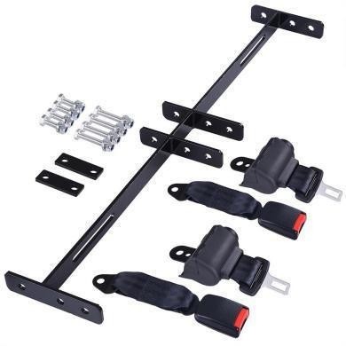 China 2 Universal Retractable Golf Cart Seat Belts Bracket Kit Compatible with EZGO Yamaha Club Car on sale