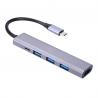 Usb C Multiport Hub Adapter  USB C To USB Hub With 100W PD, Uni (Slim& Aluminum& Nylon) USB Type C To USB Adapter for sale