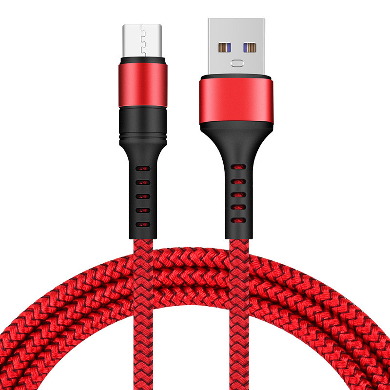 1m Usb  Nylon Charging Cable Super Quick Charge High Speed Transmission for sale