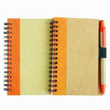 Cheap Notebooks with Pen, Measures 10 x 14.5cm wholesale