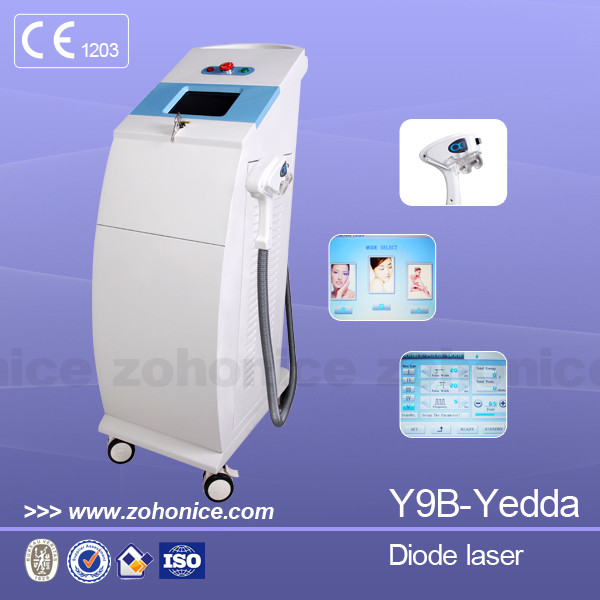 China White 808nm Diode Laser Hair Removal Machine Portable With CE Certificate on sale