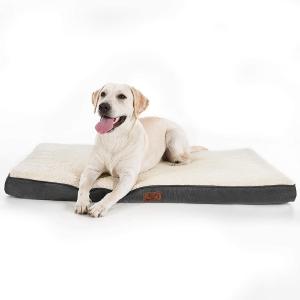 China BSCI Suede 6 Inch Memory Foam Dog Bed Dog Bed Non Slip Orthopedic on sale