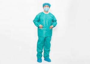 Cheap Long Sleeve SMS / Spunlace XXXL Disposable Surgical Gown wholesale