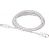 6 Foot 1.8m USB Type C Cable White Pure Copper Material For Charging Sync for sale