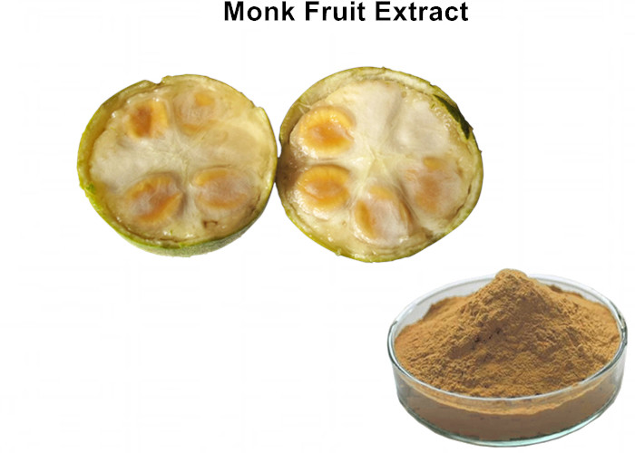 Cheap Losing Weight Monk Fruit Natural Sweetener Powder Extract 40% Mogroside HPLC wholesale