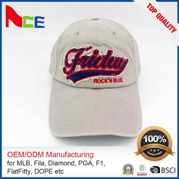 Embroidery Dad Hat Cotton Baseball Cap embroidered patches cap