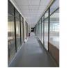 Office Wall Interior Window Room Dividers Frameless Glass Pillar Partition for sale
