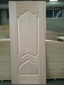 Cheap 5 - 10% Moisture HDF Door Skin High Durabiloity Wood Veneer Door Skin wholesale