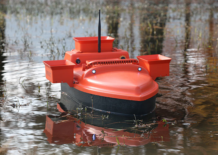 Cheap RC model shuttle bait boat , ABS engineering plastic radio controlled bait boat wholesale