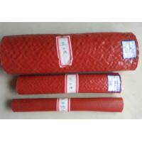 China Fiberglass sleeving coated with silicone rubber for sale