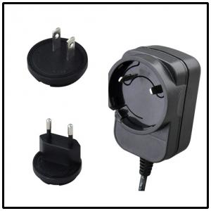 Cheap 5VDC 1.2A 6W Interchangeable Plug Adapter Portable FCC Certified wholesale