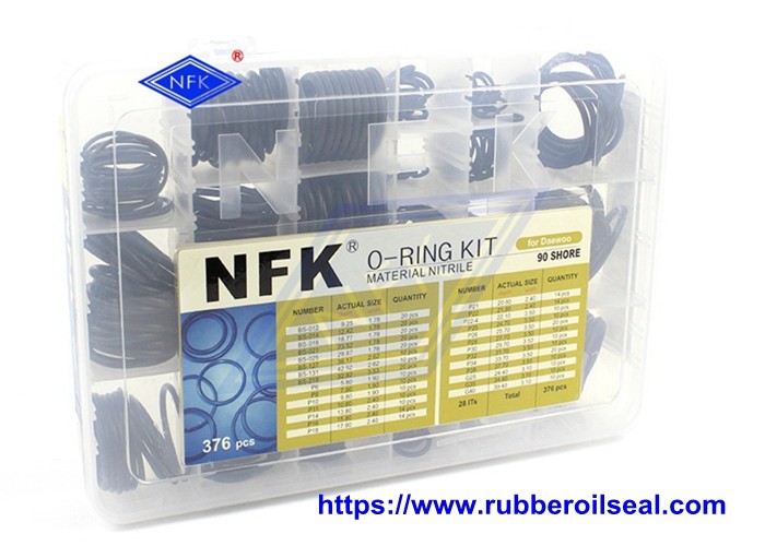 China Nbr Fkm Silicon Rubber O Ring Seal Kit box High Temperature Resistance on sale