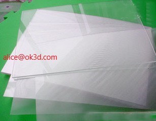 Cheap 2021 hot sale  70LPI PET 0.9MM 60X80CM for 3d lenticular printing by injekt print and UV offset print wholesale