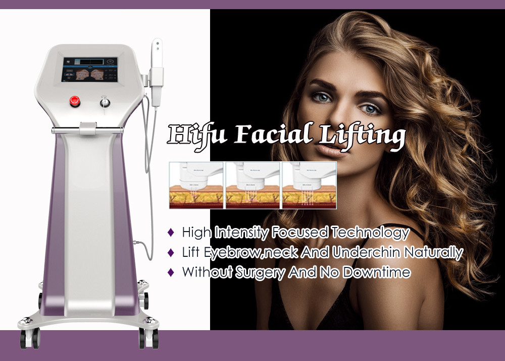 Cheap Non Surgical HIFU Facelift Machine / High Intensity Focused Ultrasound Machine wholesale