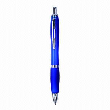 Cheap Plastic Click-action Ballpoint Pen, Measures 14cm wholesale