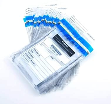 Cheap 0.02-0.14mm Thickness Plastic LDPE Tamper Evident Security Bags wholesale