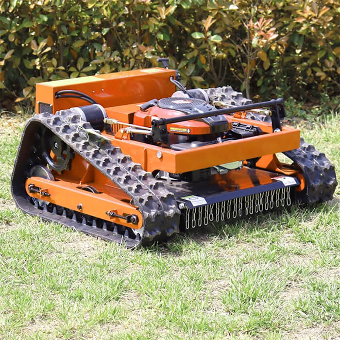 China Remote Control Robot Lawn Mower Gas Powered 190CC Multi Purpose on sale