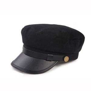 Cheap Plain Military Peaked Cap / Short Brim Military Cap 56-60cm Size Eco Friendly wholesale