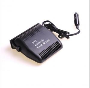 Cheap 0.5 Kgs Plastic Portable Fan Heater / Black Electric Car Heaters 12v DC wholesale