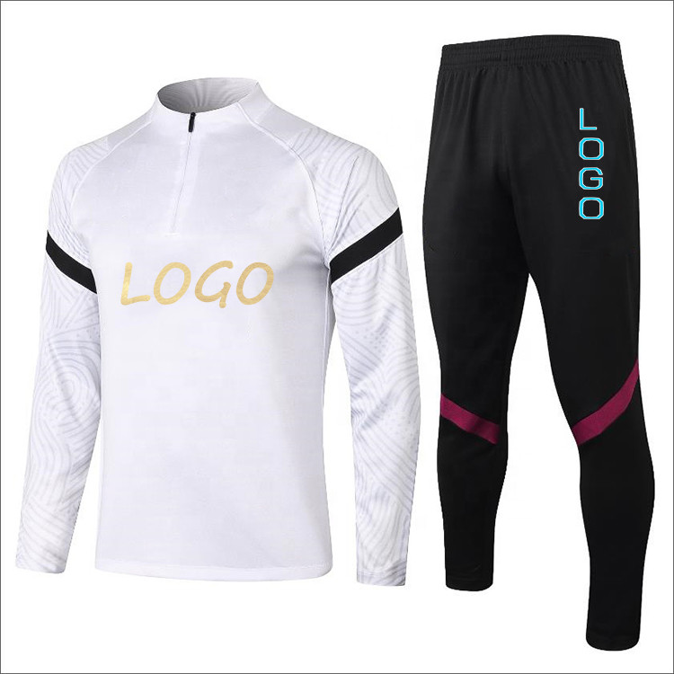 Cheap Custom Logo Suit Sweatsuit Sets Tracksuit Mens Sport Jogging Set Plain Professional Soccer Reflective Tracksuit Unisex wholesale