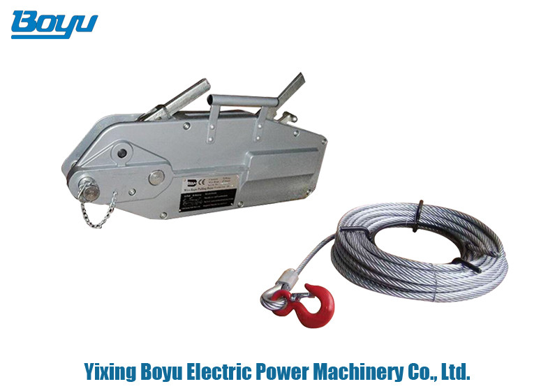 China 1.0 Ton Wire Rope Puller Lever Hoist Pulling Winch For Lifting , High Performance on sale
