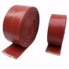 Braided Silicone Rubber Fiberglass Sleeving Fire Proof for sale