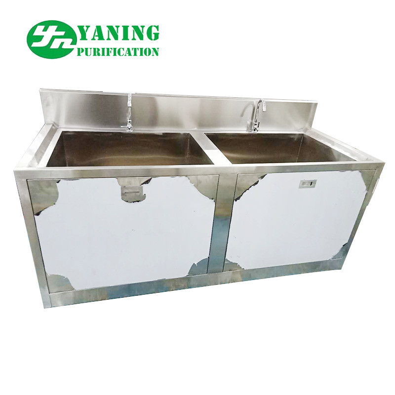 Quality Stainless Steel Medical Hand Wash Sink Industrial Wash Basin Breakwater Safeguard for sale