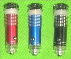Cheap 0.6w plug into cigarette lighter aluminum alloy Generates negative ions Car Oxygen Bar wholesale