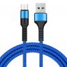 USB 3.1 Type C Nylon Charging Cable Multi Colored For Android Mobile Phones for sale