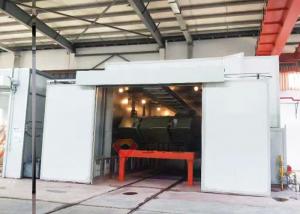 Cheap Baking Booth For Tank  Military Painting Line Full Down Draft Paint Production Line wholesale