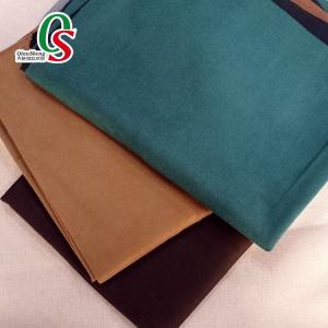 China colorful 100% polyester knitted leather micro suede velvet sofa fabric suede fabric for sofa on sale