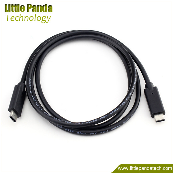 Super Speed 10Gbps USB 3.1 Male To Male Type C Charger Cable for sale