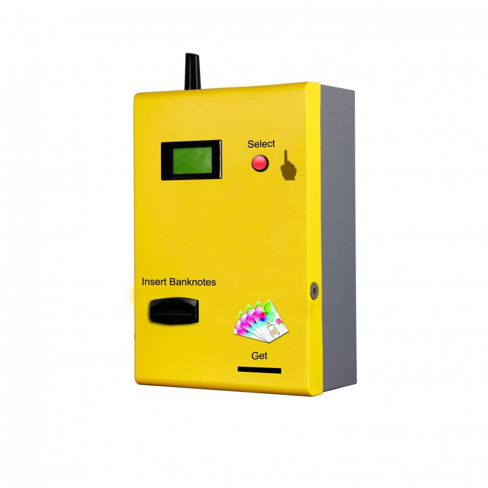 Cheap Card Vending Machine with Banknote Acceptor wholesale