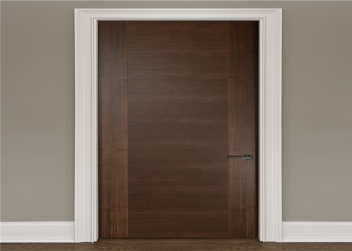 Cheap Paint Free Wooden Composite Front Doors , Composite Entry Doors Swing Open Style wholesale