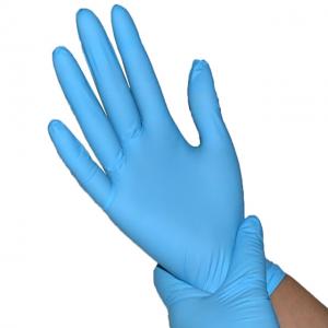 Cheap Disposable Blue Powder Free Nitrile Gloves M3.5G Multi Purpose wholesale
